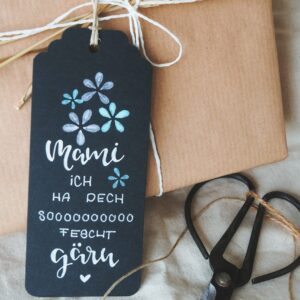 Geschenkanhänger Mami
